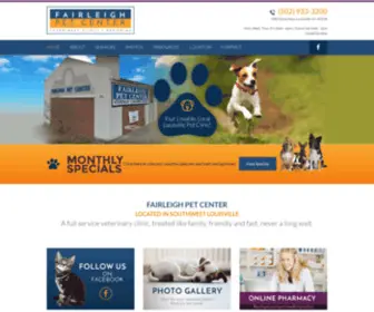 Fairleighpetdixie.com(Fairleigh Pet Center) Screenshot