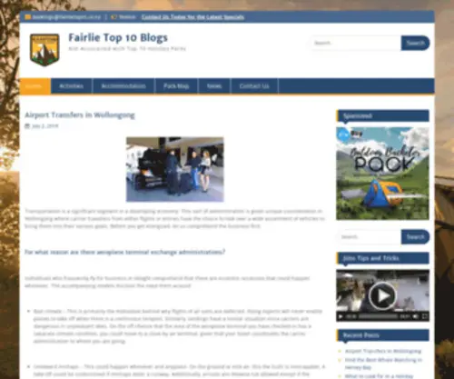 Fairlietop10.co.nz(Fairlie Top 10 Blogs) Screenshot