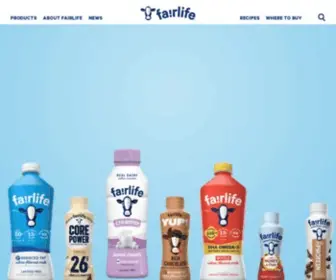 Fairlife.com(Fairlife lactose) Screenshot