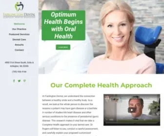 Fairlingtondental.com(Fairlington Dental) Screenshot