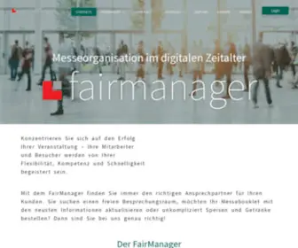 Fairmanager.de(Messestand Management System) Screenshot