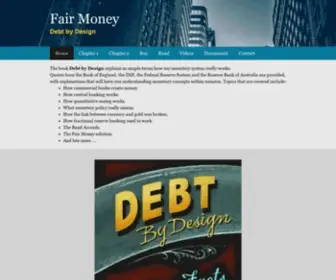 Fairmoney.info(Debt by design) Screenshot