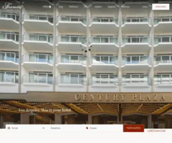 Fairmontcenturyplaza.com(The Fairmont Century Plaza Hotel) Screenshot