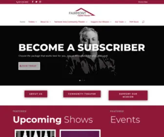 Fairmontoperahouse.org(Fairmont Opera House) Screenshot