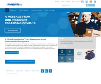 Fairmonttamper.com(Harsco Rail) Screenshot