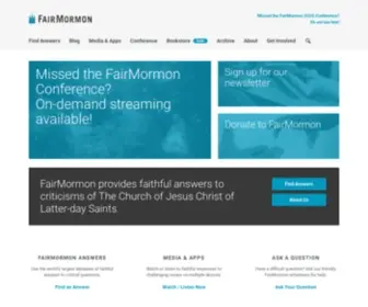 Fairmormon.org(Fairmormon) Screenshot