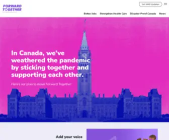 Fairnessworks.ca(This is our moment to build up programs that will benefit generations to come) Screenshot