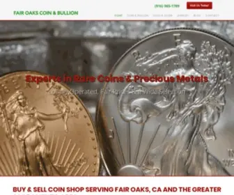 Fairoakscoinandbullion.com(Coin Shop) Screenshot