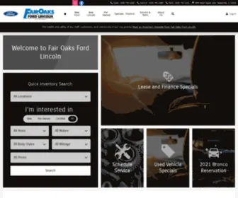 Fairoaksfd.com(Fair Oaks Ford) Screenshot
