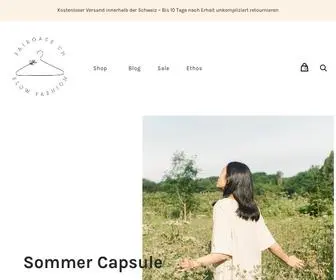 Fairoase.ch(Slow Fashion Schweiz) Screenshot