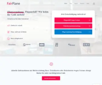 Fairplane.de(Flugentschädigung) Screenshot