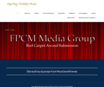 Fairplaycountrymusic.com(Home) Screenshot