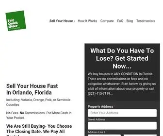 Fairquickoffer.com(Sell My House Fast Orlando) Screenshot