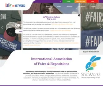 Fairsandexpos.com(International Association of Fairs & Expositions) Screenshot