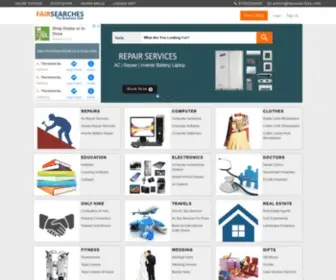 Fairsearches.com(Fairsearches Free Local Business Listing Search Engines in India) Screenshot