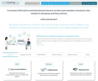 Fairsharing.org(Fairsharing) Screenshot