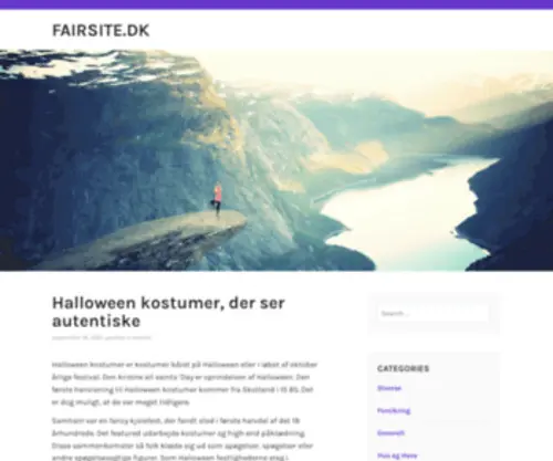 Fairsite.dk Screenshot