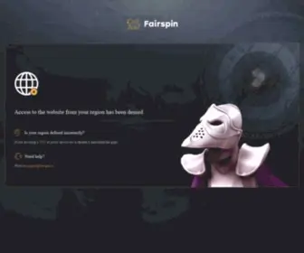 Fairspin.io Screenshot