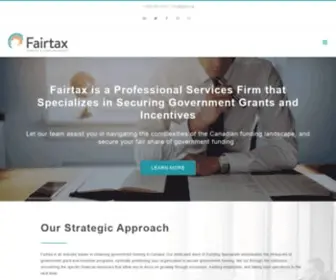 Fairtax.ca(Grants &amp; Incentives Inc) Screenshot