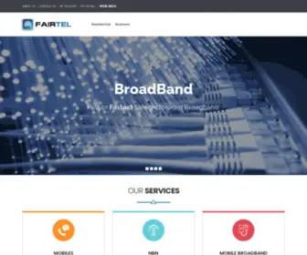 Fairtel.com.au(Fixed Line) Screenshot