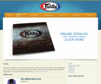 Fairtexproshop.com(Fairtex,fairtex pro shop,fairtex gear,fairtex bangplee,boxing gloves,fairtex thailand) Screenshot