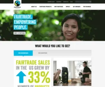 Fairtradeamerica.org(Fairtrade America) Screenshot