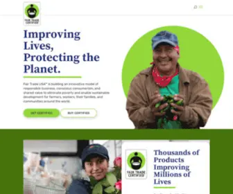 Fairtradecertified.org(Fair Trade Certified) Screenshot