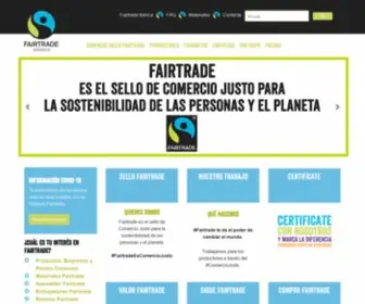 Fairtrade.es(Comercio Justo Fairtrade) Screenshot
