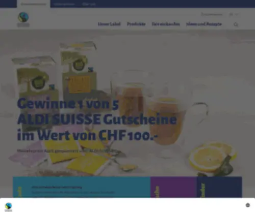 Fairtrademaxhavelaar.ch(Fairtrade Max Havelaar) Screenshot