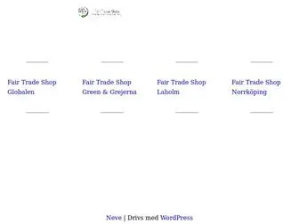 Fairtradeshop.se(Fair Trade Shop) Screenshot