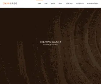 Fairtree.com(Fairtree I Investment Company I Asset Management) Screenshot
