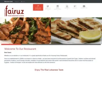 Fairuzrestaurantsharm.com(Fairuz) Screenshot