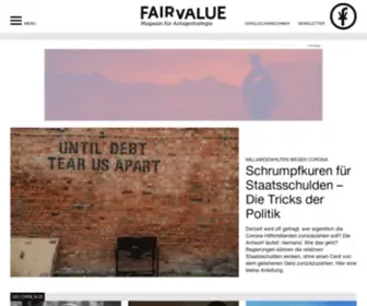 Fairvalue-Magazin.de(FAIRVALUE) Screenshot