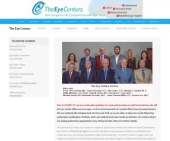 Fairvieweyecenter.com(The Eye Centers) Screenshot