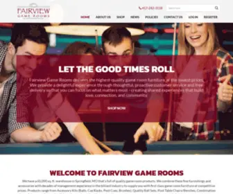 Fairviewgr.com(Fairview Game Rooms) Screenshot