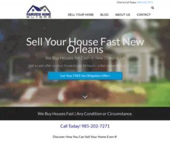 Fairviewhomebuyers.com(Sell Your House Fast New Orleans) Screenshot