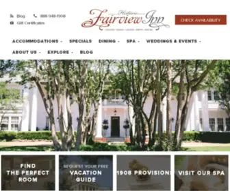 Fairviewinn.com(A Boutique Hotel in Jackson) Screenshot