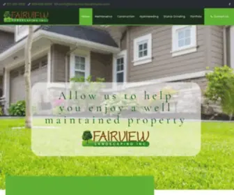 Fairviewlandscapinginc.com(Fairview Landscaping) Screenshot