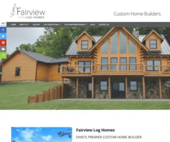 Fairviewloghomes.net(Fairview Log Homes) Screenshot