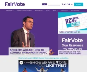 Fairvote.org(Fairvote) Screenshot