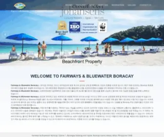 Fairwaybluewater.com(Fairways and Bluewater Boracay Resort) Screenshot