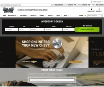 Fairwaychevy.com(Fairway Chevrolet Truck Mega Store) Screenshot
