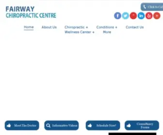 Fairwaychiropractic.net(Dr. Steven Murdoch of Fairway Chiropractic Centre) Screenshot