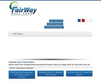 Fairwaygolftour.com(The FairWay Golf tour) Screenshot