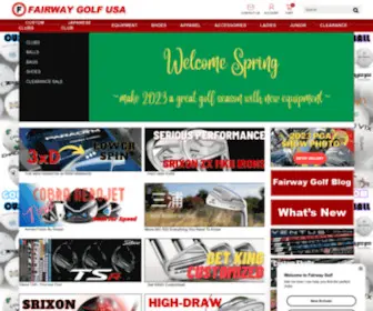 Fairwaygolfusa.com(Buy Custom Golf Clubs and Golf Gear) Screenshot