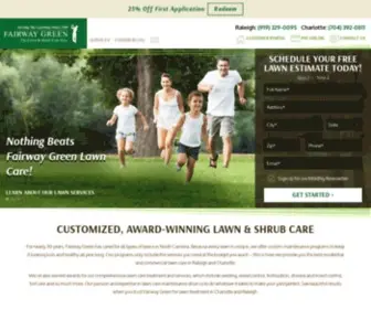 Fairwaygreen.com(Fairway Green Lawn & Shrub Care) Screenshot