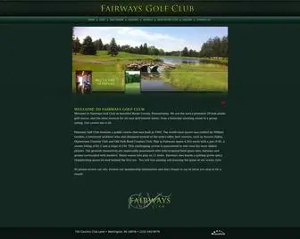 Fairwaysgolfclub.com(Warrington Golf) Screenshot