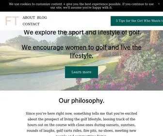 Fairwaytee.com(Fairway Tee) Screenshot