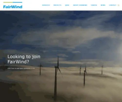 Fairwind.dk(Fairwind) Screenshot