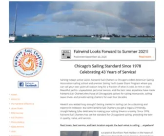 Fairwindsail.com(Fairwind Sail Charters) Screenshot